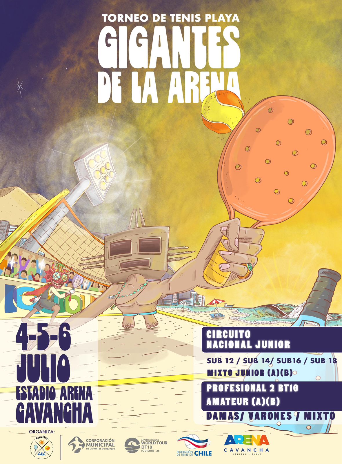 Afiche Gigantes de la Arena 2025