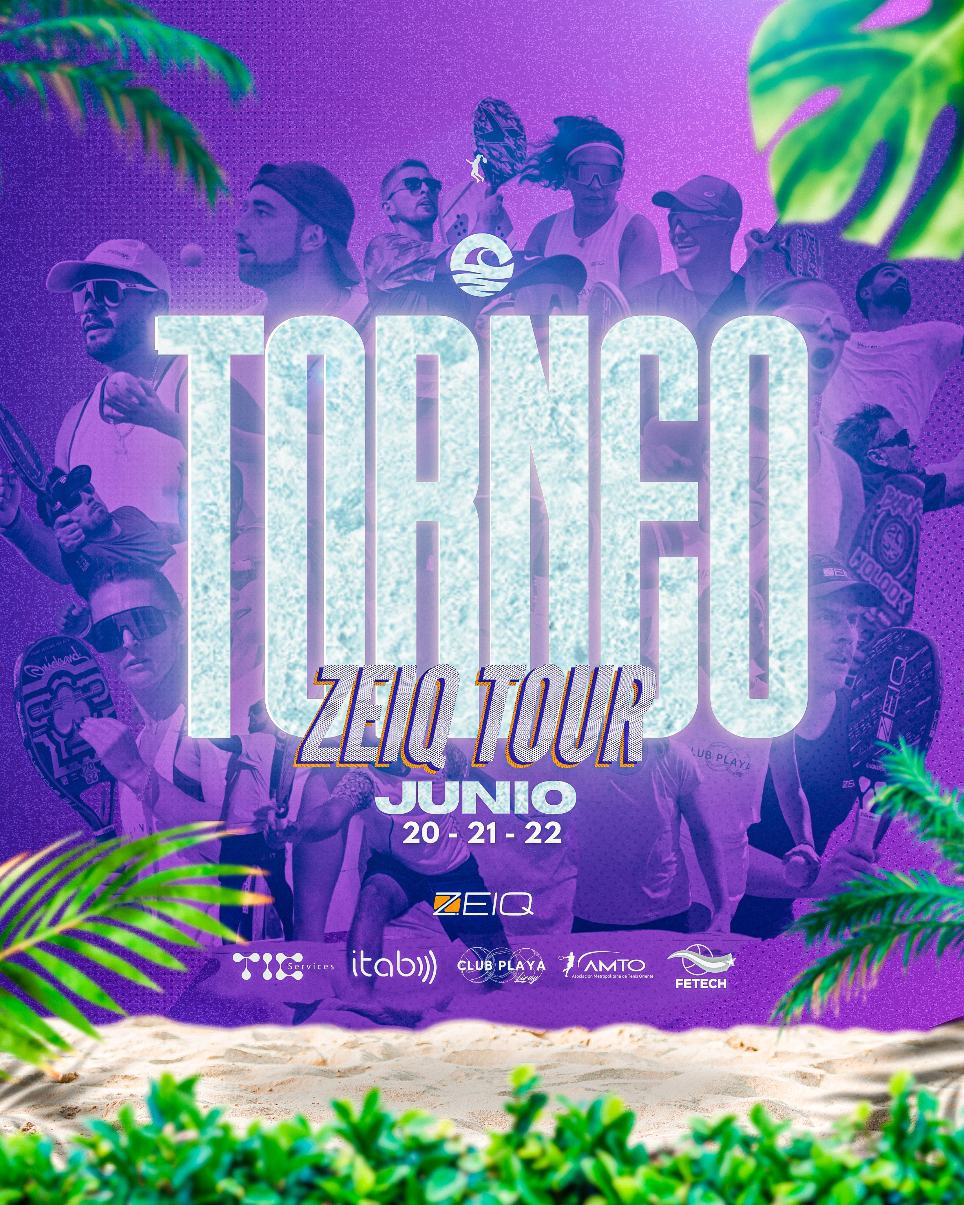 Afiche Zeiq Tour Junio
